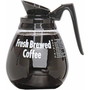 JARRA DE CRISTAL CON MANGO NEGRO 98005 (NEGRO) MARCA GRINDMASTER