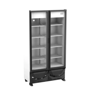 ENFRIADOR VERTICAL 2 PUERTAS DE CRISTAL CFX-24 2P MARCA CRIOTEC