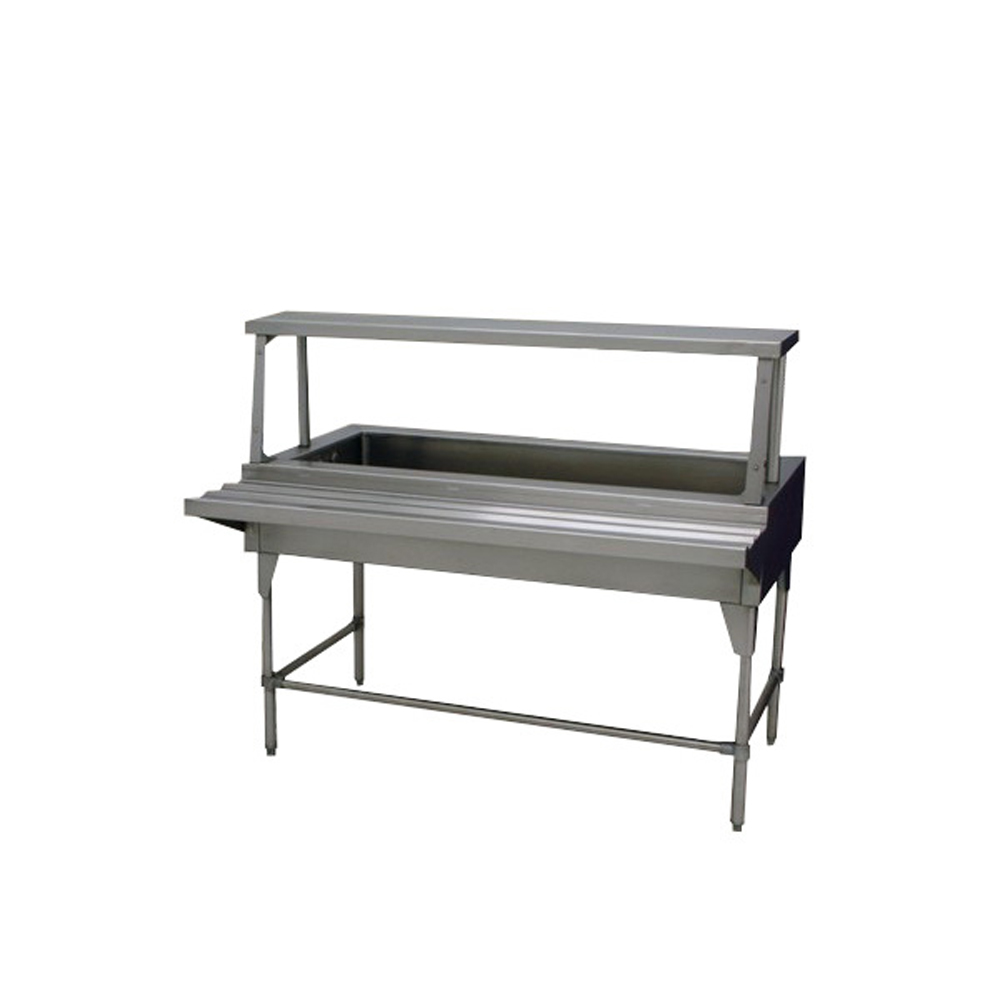 MESA CALIENTE O FRIA EN ACERO INOXIDABLE (BAÑO MARIA)