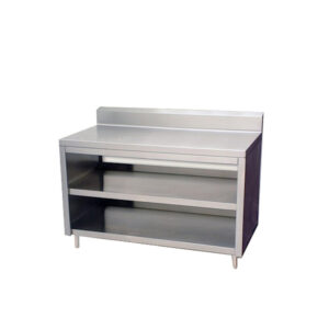 GABINETE ABIERTO EN ACERO INOXIDABLE