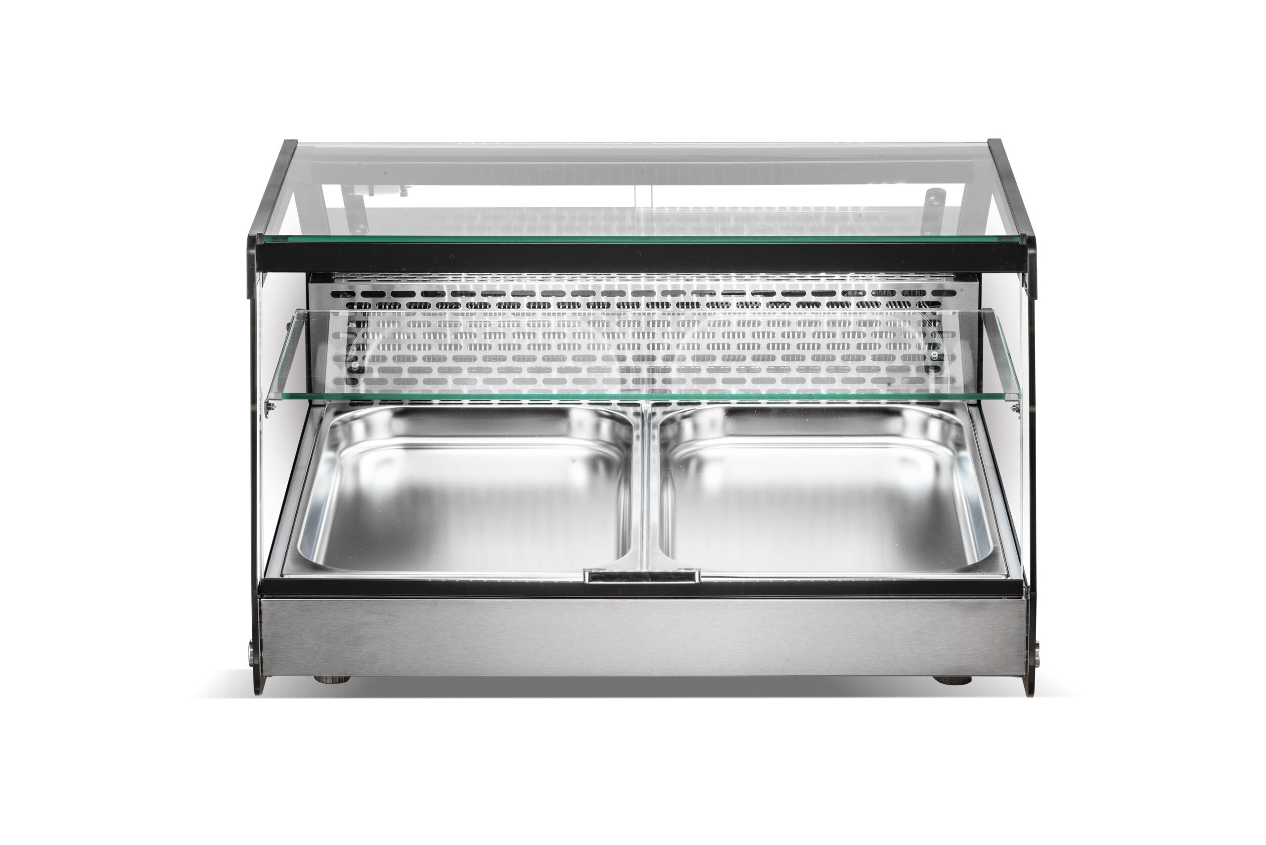 Vitrina Refrigerada Sobre Mostrador Con Cristal Recto 112 L 180W 110V MARCA MIGSA CW-128