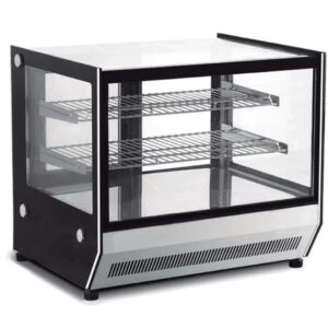 Vitrina caliente sobre mostrador de cristal recto de 120 cm 110-120 V MARCA MIGSA GN-1200HRT