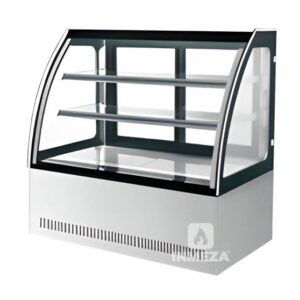 Vitrina Exhibidora De Cristal Curvo 464 L 550W 110V MARCA MIGSA GN-1800C2