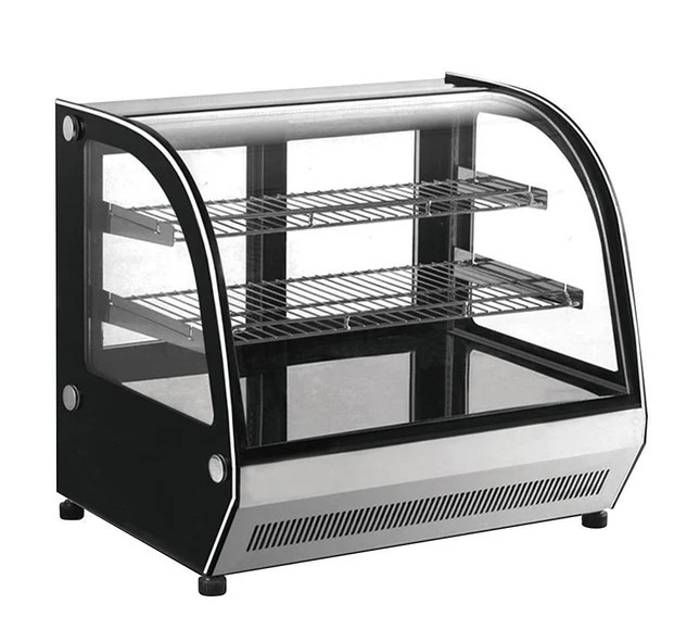 Vitrina Exhibdora De Cristal Curvo 350W 110V MARCA MIGSA GN-900RT