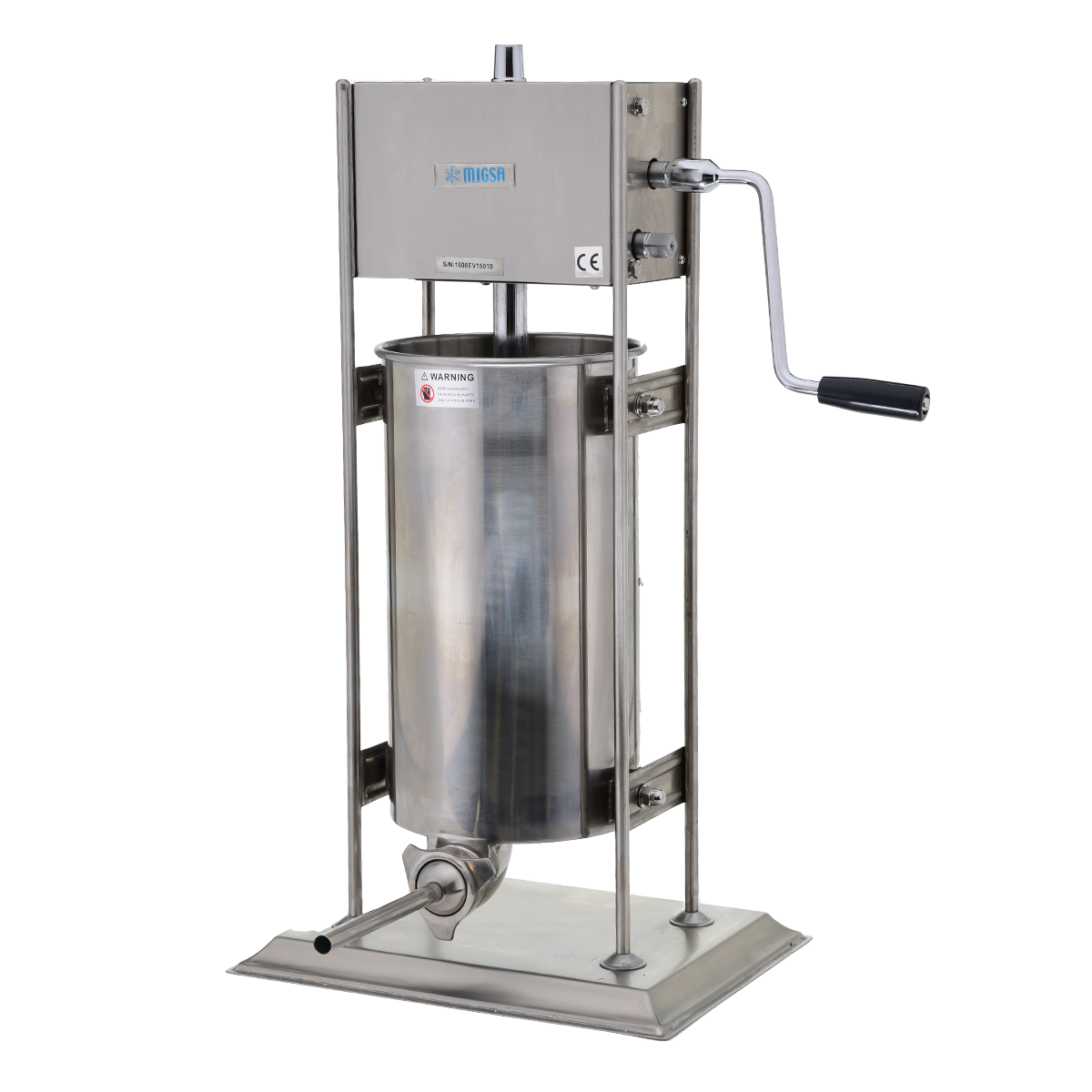 Embutidora Manual Vertical de 15 L MARCA MIGSA SV-15