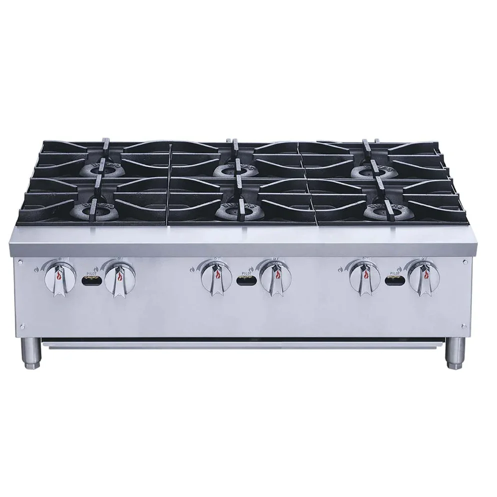 Parrilla 6 Quemadores Gas Lp MARCA MIGSA XRB-6-MG