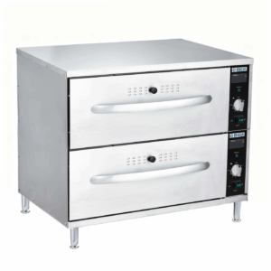 Calentador de alimentos de 2 cajones eléctrico MARCA MIGSA HW-82