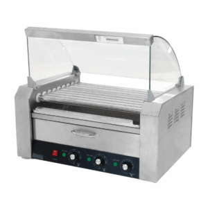 Asador De Salchichas De 9 Tubos Con Cajon Para Pan 120V MARCA MIGSA HHD-09A