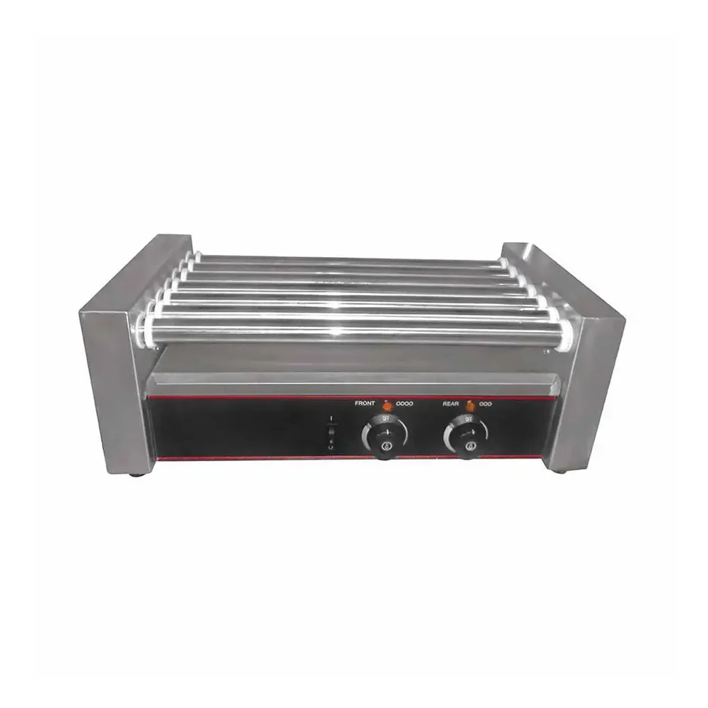Asador Electronico Para 18 Salchichas Con 7 Rodillos Giratorios 590W 120V MARCA MIGSA HD-G7