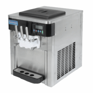 Maquina De Helado Suave De Mesa De 2 Sabores 1,800W 110V MARCA MIGSA BQL-818BT