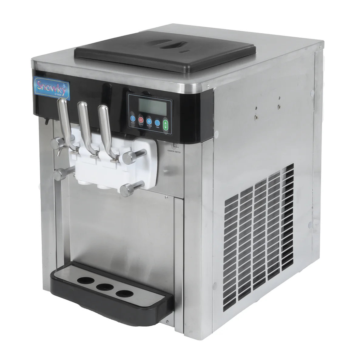 Maquina De Helado Suave De Mesa De 2 Sabores 1,800W 110V MARCA MIGSA BQL-818BT