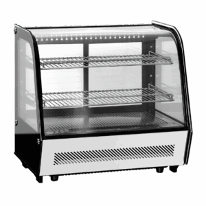 Vitrina Refrigerada Cristal Curvo Con Sistema Antiempañante Frontal 120 L 230W 110V MARCA MIGSA RTW-120L4