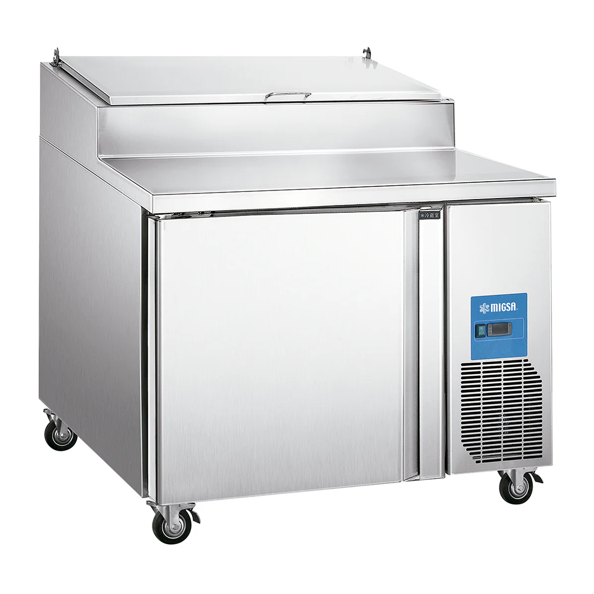 Mesa Para Preparacion De Pizza 1 Puerta 310 Lts 110V MARCA MIGSA PICL1