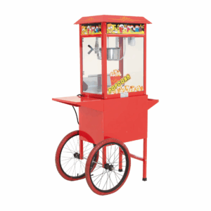 Fabricadora de Palomitas Eléctrica Con Iluminación 8 Oz y Carro MARCA MIGSA HP-BC-A