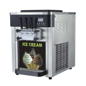 Maquina De Helado Suave De Mesa De 2 Sabores 1,800W 110V MARCA MIGSA BQL-818BT
