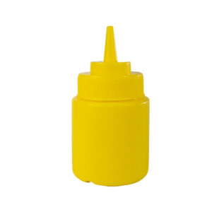 BOTE RECIPIENTE P/ ADEREZO AMARILLO 8 OZ ANCHO MCDV08RKAN CONCASSE