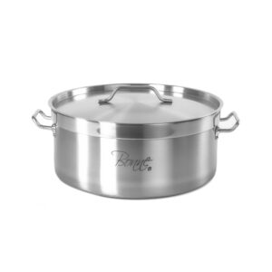 BUDINERA DE ACERO INOXIDABLE, CAP: 25 LT CON TAPA (18 CM X 46 CM) MCCOBAIFD2500K CONCASSE