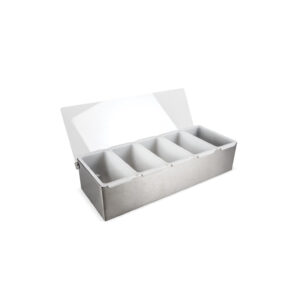 CAJA PARA CONDIMENTOS 5 COMPARTIMENTOS, AI MCCB5BAI CONCASSE