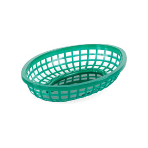 CANASTA PARA CENTRO DE MESA SENCILLA (9 3/8” x 6 1/4”x 1 1/2”) VERDE MCCANG CONCASSE