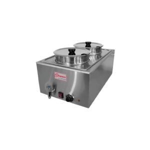 CHAFER ELECTRICO P/CALDOS 1200 WATTS 2 INSERTOS REDONDOS MCHEL1100L4 CONCASSE