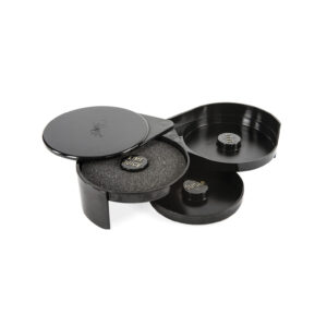 ESCARCHADOR DE VASOS 3 COMPARTIMIENTOS, NEGRO MCDBBSS CONCASSE