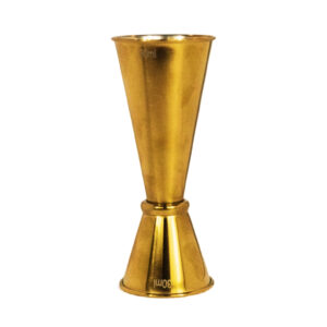 JIGGER 30/60 ml TIPO JAPONES DORADO ACERO INOXIDABLE MCBARLDAI3060D CONCASSE