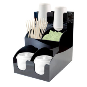 ORGANIZADOR DE VASOS DE CAFÉ DE TRES PISOS Y DOS LINEAS MCEQORGV3 CONCASSE