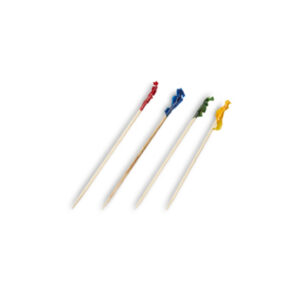 PALILLO DE MADERA DECORADOS CELOFÁN COLORES (1,000 PZ) MCDECP05 CONCASSE