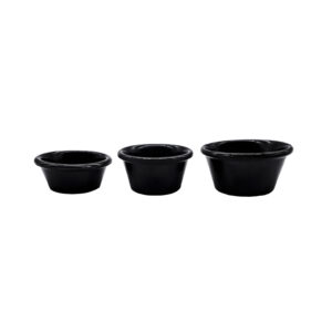 COPA RAMEKIN 4 OZ, NEGRO MCCUPR04N CONCASSE