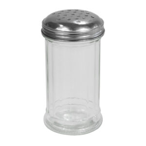 SALERO DE VIDRIO TAPA PLANA REDONDA 12 OZ MCACCSAL12 CONCASSE