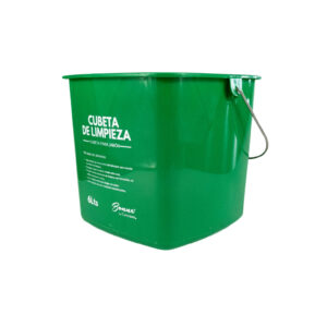 TINA PARA LIMPIEZA COLOR VERDE PARA SOLUCION JABON 6L PP "BUCKET" MCLT03 CONCASSE