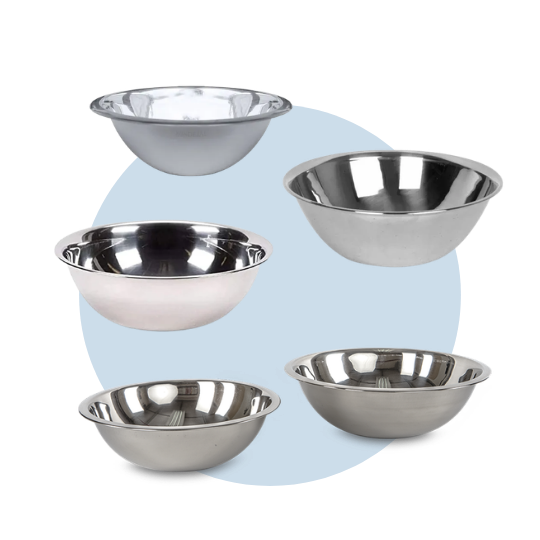 Bowls de Acero Inoxidable