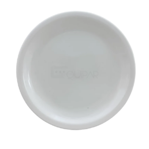 PLATO DE MELAMINA CON DIAMETRO DE 16 CM, BLANCO MCPLMR16B CONCASSE