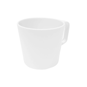 TAZA DE MELAMINA ESTIBABLE 9 X 8.8 CM BLANCO MCPLMT9B CONCASSE