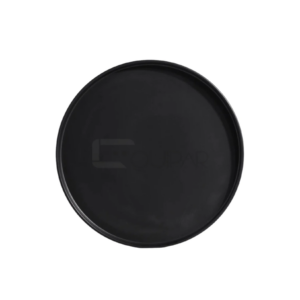 PLATO DE MELAMINA DE LUJO DIAMENTRO 27 CM NEGRO MCPLMRL27N CONCASSE