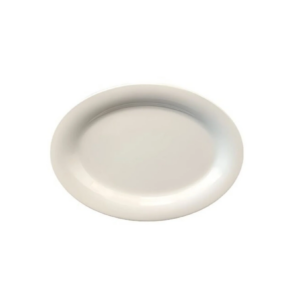 PLATO DE MELAMINA OVAL PREMIUM (35.4 x 26.6 x 5CM) BLANCO MCPLMOP35 CONCASSE