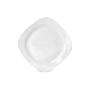 PLATO DE MELAMINA CUADRADO RIM PREMIUM 25.9 x 2CM BLANCO MCPLMCRP26B CONCASSE